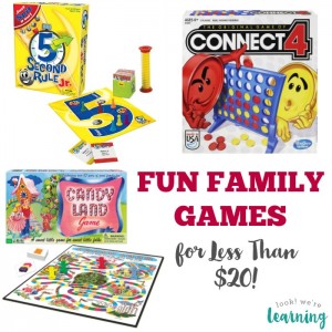 Family Games for Less Than 20 Bucks