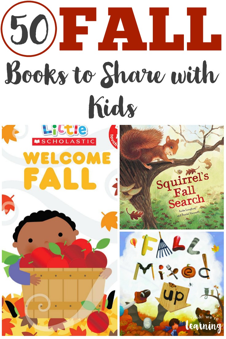 Make this fall one to treasure with the kids with this list of 50 wonderful fall books for kids to read!