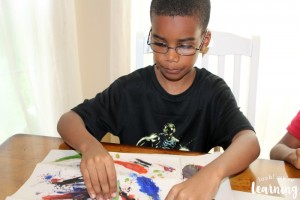 Painting with Nature Materials