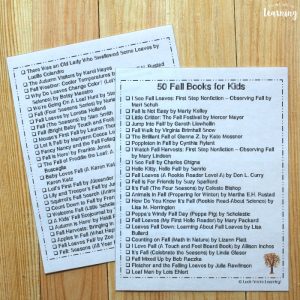 Printable 50 Books for Kids List