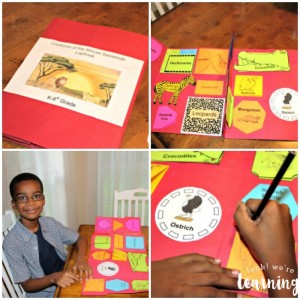 Studying Animals of the African Savannah with Lapbooks