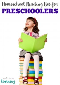 Help your preschooler love reading with this preschool homeschool reading list!