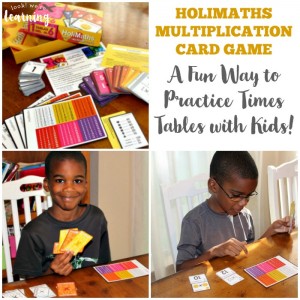 HoliMaths Multiplication Card Game - A Fun Way to Practice Times Tables with Kids