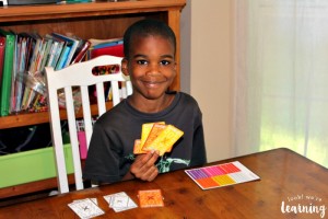 Playing with HoliMaths Multiplication Card Game