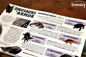Reading about Armored Dinosaurs