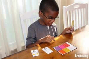 Using HoliMaths Multiplication Card Game with Kids