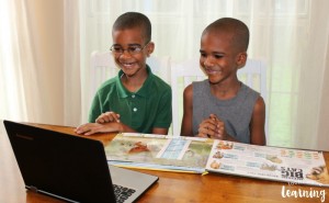 Watching a Video about Big Cats for Kids