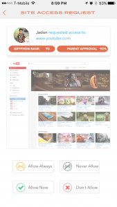 Gryphon Internet Router Parent Rating