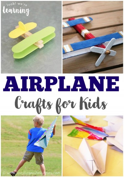 These airplane crafts for kids are so much fun for learning about flight and spending time together as a family!