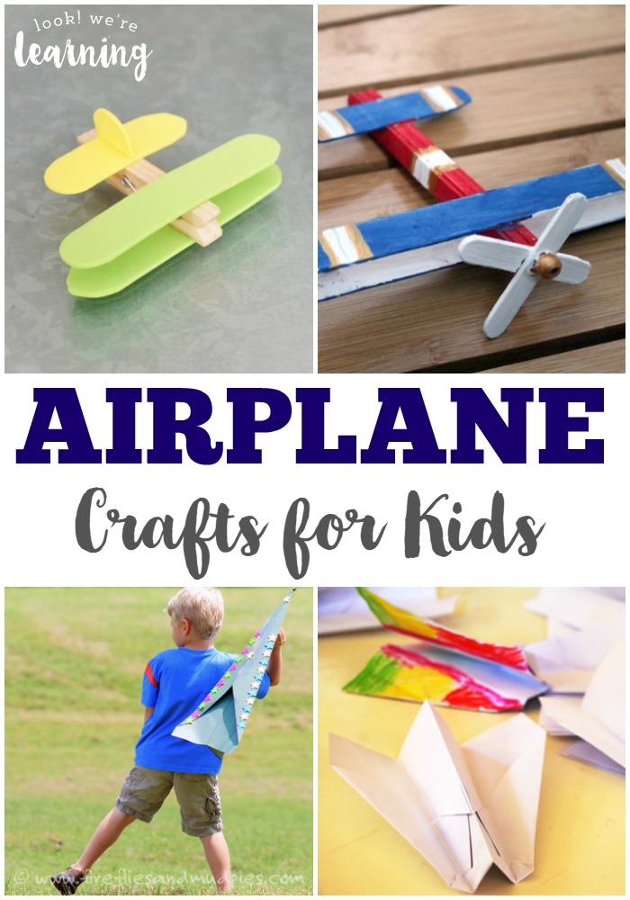 These airplane crafts for kids are so much fun for learning about flight and spending time together as a family!