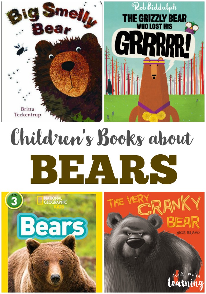 These bear books for kids feature nonfiction selections and storybooks about these mammals!