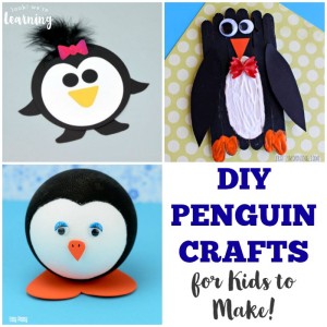 DIY Penguin Crafts for Kids to Make - Look! We're Learning!
