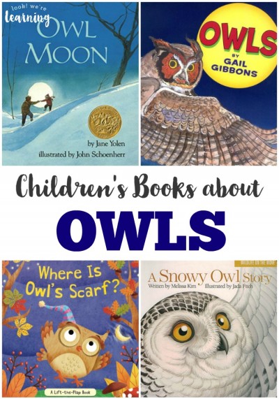 These owl books for kids feature gorgeous pictures and illustrations for learning about these nocturnal flyers!