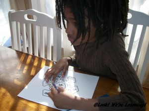 Working with Snowflake Math Factor Printables - Look! We're Learning!
