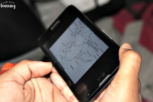 Attending a Virtual Field Trip with a Phone - Look! We're Learning!