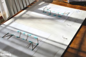 Drying Toothpick Bridge Sides
