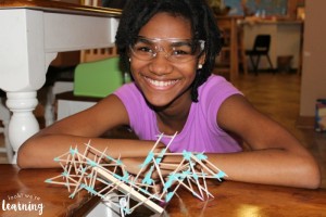 Testing the Strength of a Completed Toothpick Bridge