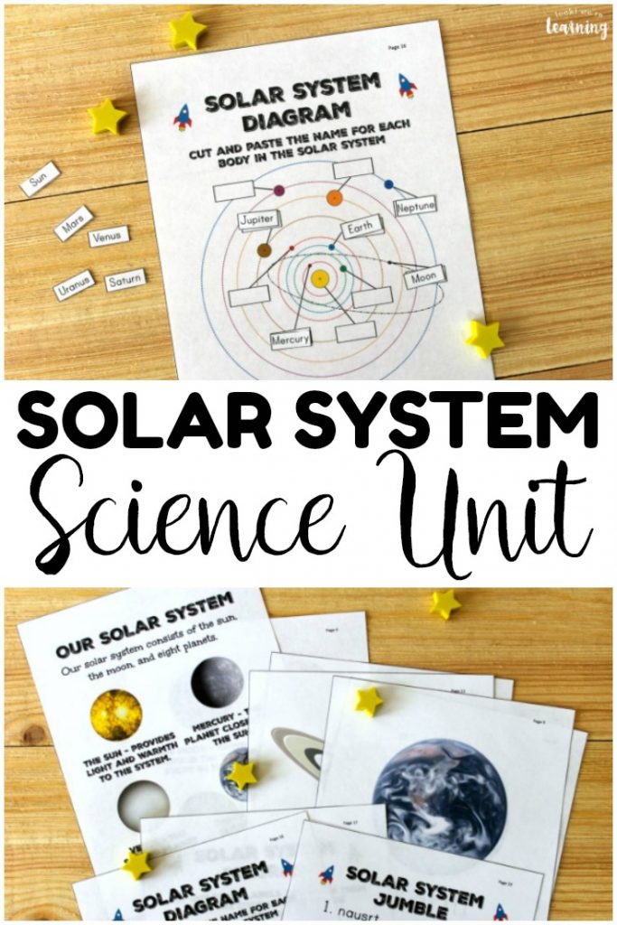 Ready to teach the kids about space? This printable solar system science unit study is perfect for exploring the members of our solar system!