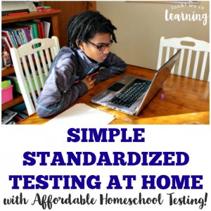 Simple Homeschool Standardized Testing at Home