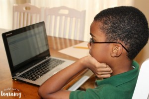 Taking a Homeschool Standardized Test on the Computer