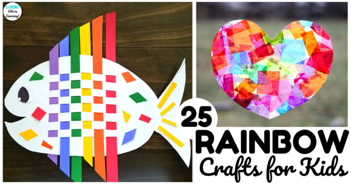 25 Gorgeous Rainbow Crafts for Kids to Make