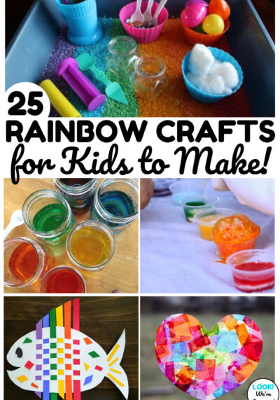 Add some color to your early learning units with this list of gorgeous rainbow crafts for kids to make!