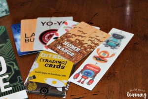 Bitsbox Subscription Box Trading Cards - Look! We're Learning!
