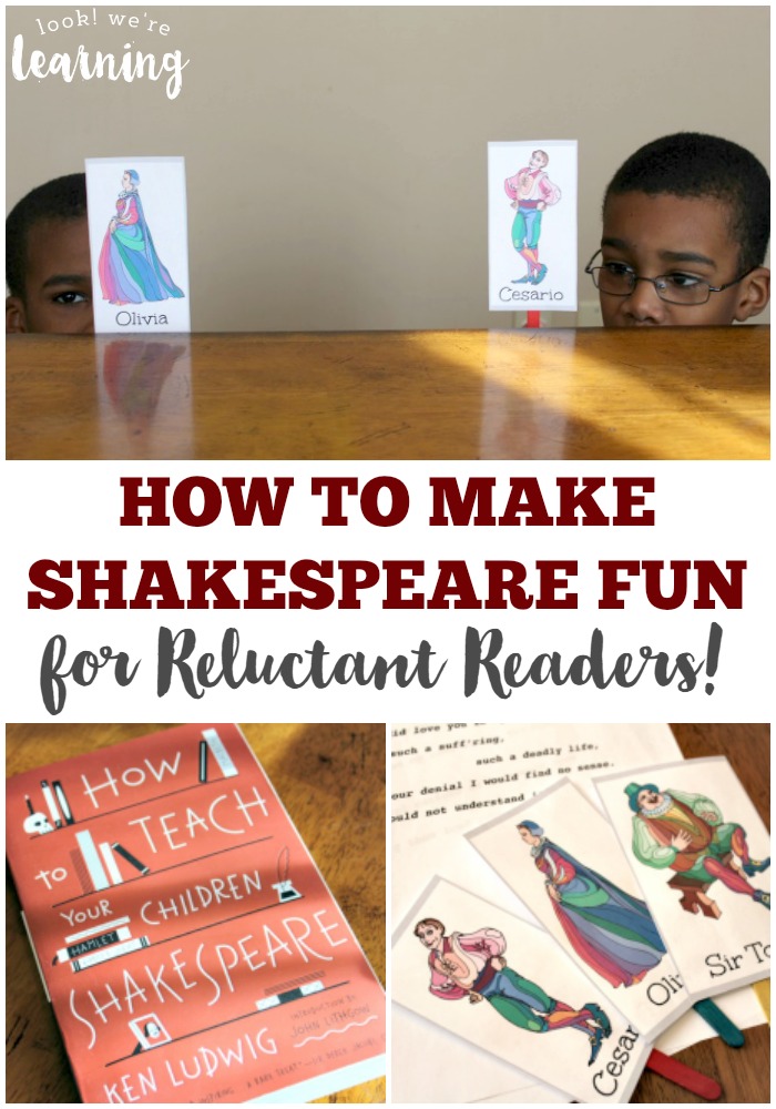 Get your reluctant readers into classic literature with these tips for how to make Shakespeare fun for kids!