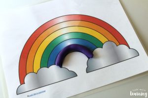 Playdough Rainbow Mats