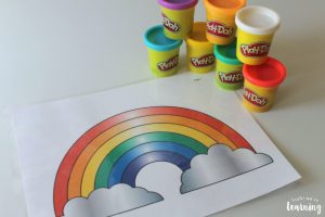 Printable Rainbow Mats