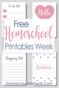 iHomeschool Network Free Homeschool Printables Linkup