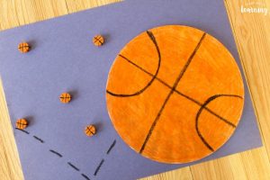 Coffee Filter Basketball Craft Kids Can Make