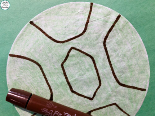 Easy Coffee Filter Turtle Craft for Kids - Look! We're Learning!