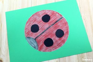 Easy Coffee Filter Ladybug Craft for Kids