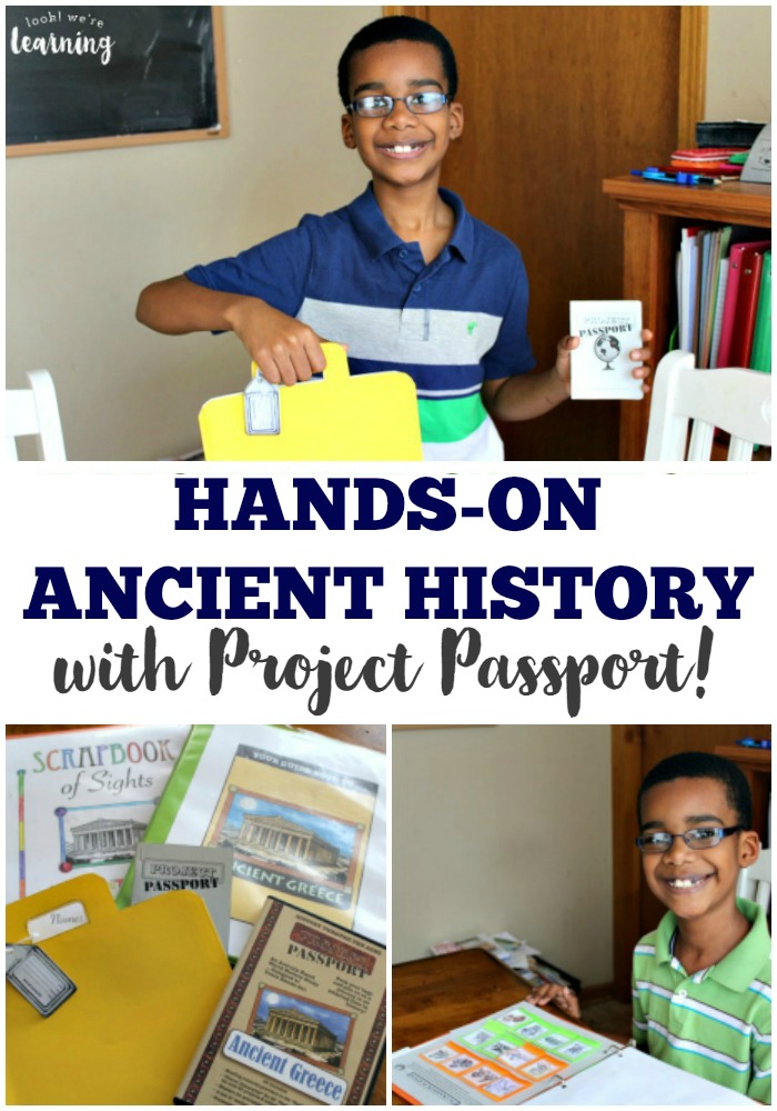 Give your homeschoolers a rich lesson in history with the incredible hands-on history unit studies from Project Passport!