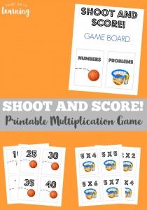 Make learning times tables a snap with this printable multiplication game for kids!