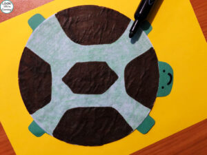 Making a Turtle Craft with Coffee Filters
