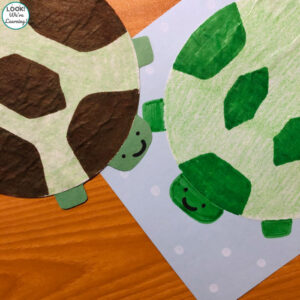 Making an Easy Coffee Filter Turtle Craft with Kids