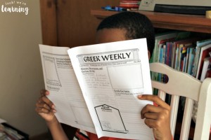 Perusing the Ancient Greece Unit Study Greek Weekly Newspaper