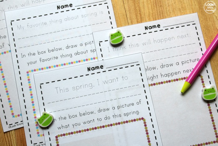 Printable Spring Creative Writing Prompts