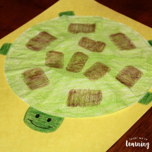 Simple Coffee Filter Turtle Craft for Kids