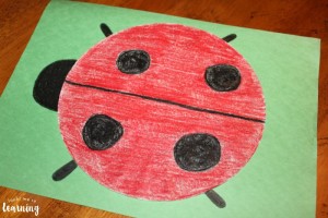 Simple Ladybug Coffee Filter Craft - Look! We're Learning!
