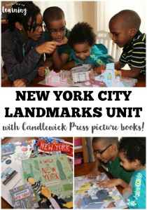 We took a virtual tour of New York City's famous landmarks with gorgeous New York City picture books from Candlewick Press!