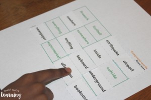 Compound Word Bingo with Nessy Reading & Spelling
