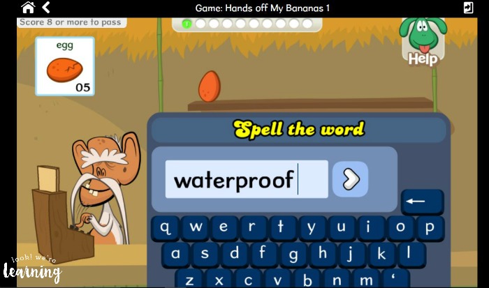 Compound Word Spelling Game with Nessy Reading & Spelling