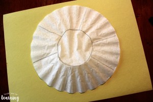 Easy Beach Ball Coffee Filter Craft