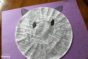 Making a Coffee Filter Cat Craft