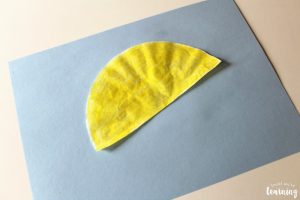 Making a Coffee Filter Umbrella Craft