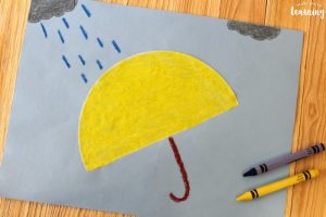 Super Easy Coffee Filter Umbrella Craft
