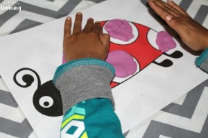 Using Preschool Ladybug Playdough Mats with Kids